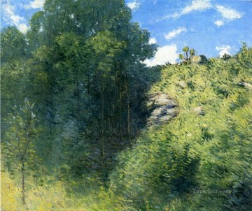 ジュリアン・オールデン・ウィアー Painting - ブランチビル近くの渓谷ジュリアン・オールデン堰